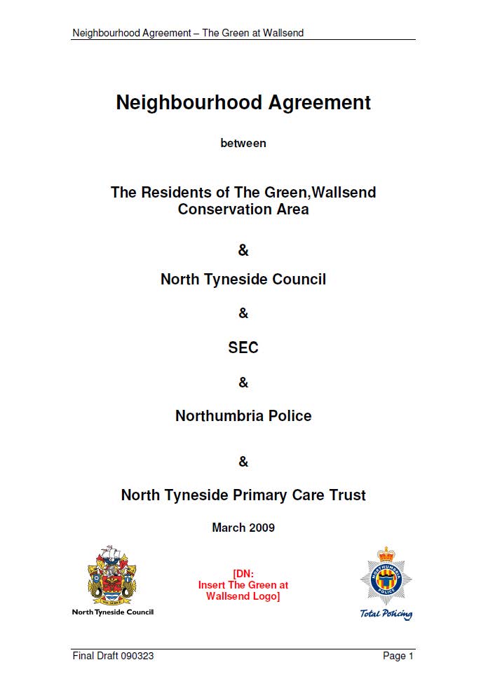 Neighbourhood agreement